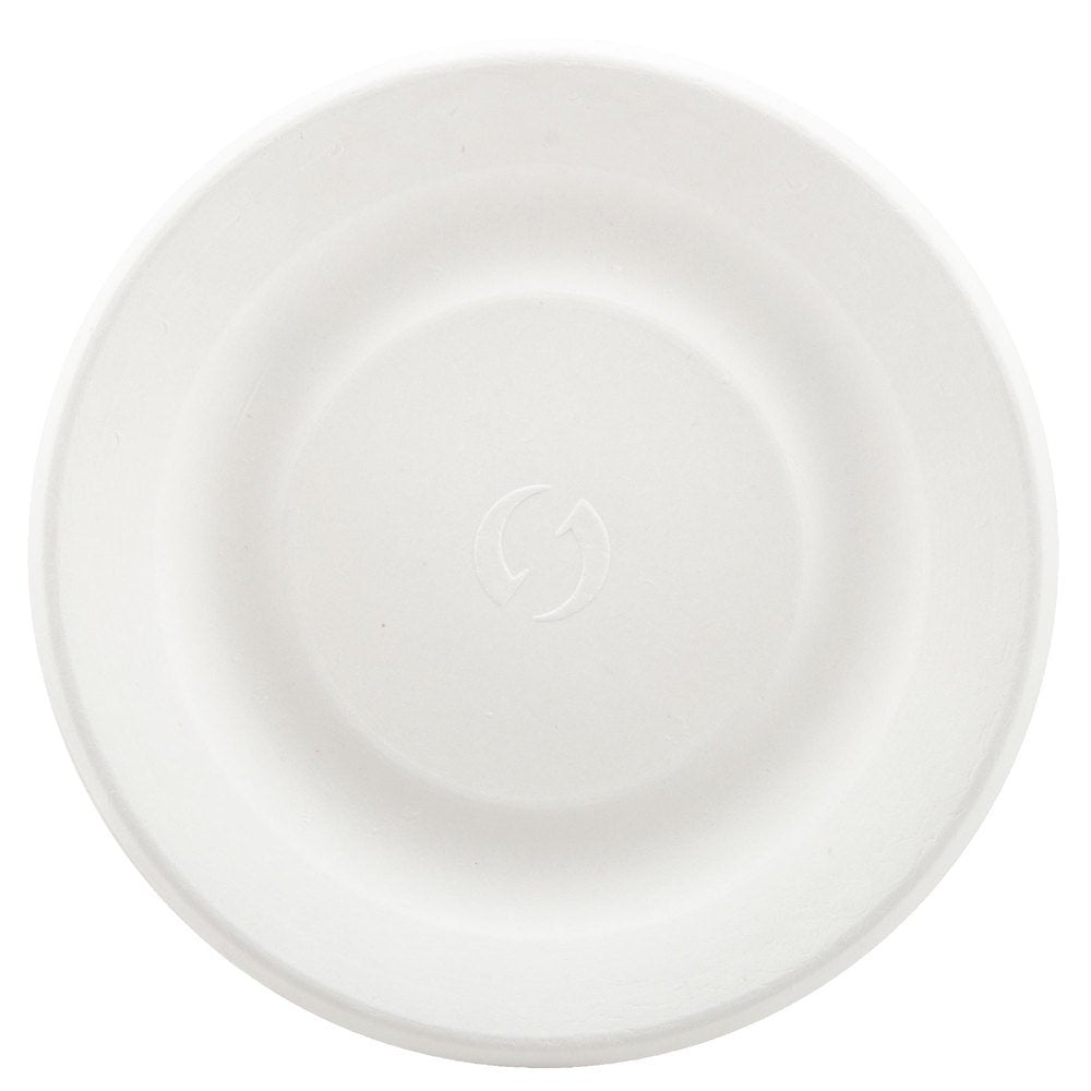 Green Wave Tw-Poo-001 6'' Biodegradable Plate 125/Pk