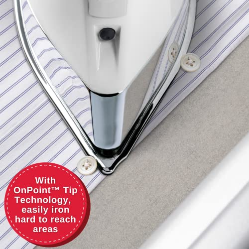 Singer | White Steamcraft Iron With Onpoint Tip, 300Ml Tank Capacity, & 1700 Watts