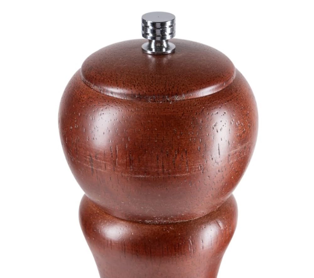 Soro Essentials- 18    Wooden Pepper Grinder- Pepper Mill Or Salt Mill Best Pepper Or Salt Grinder With An Adjustable Rotor And