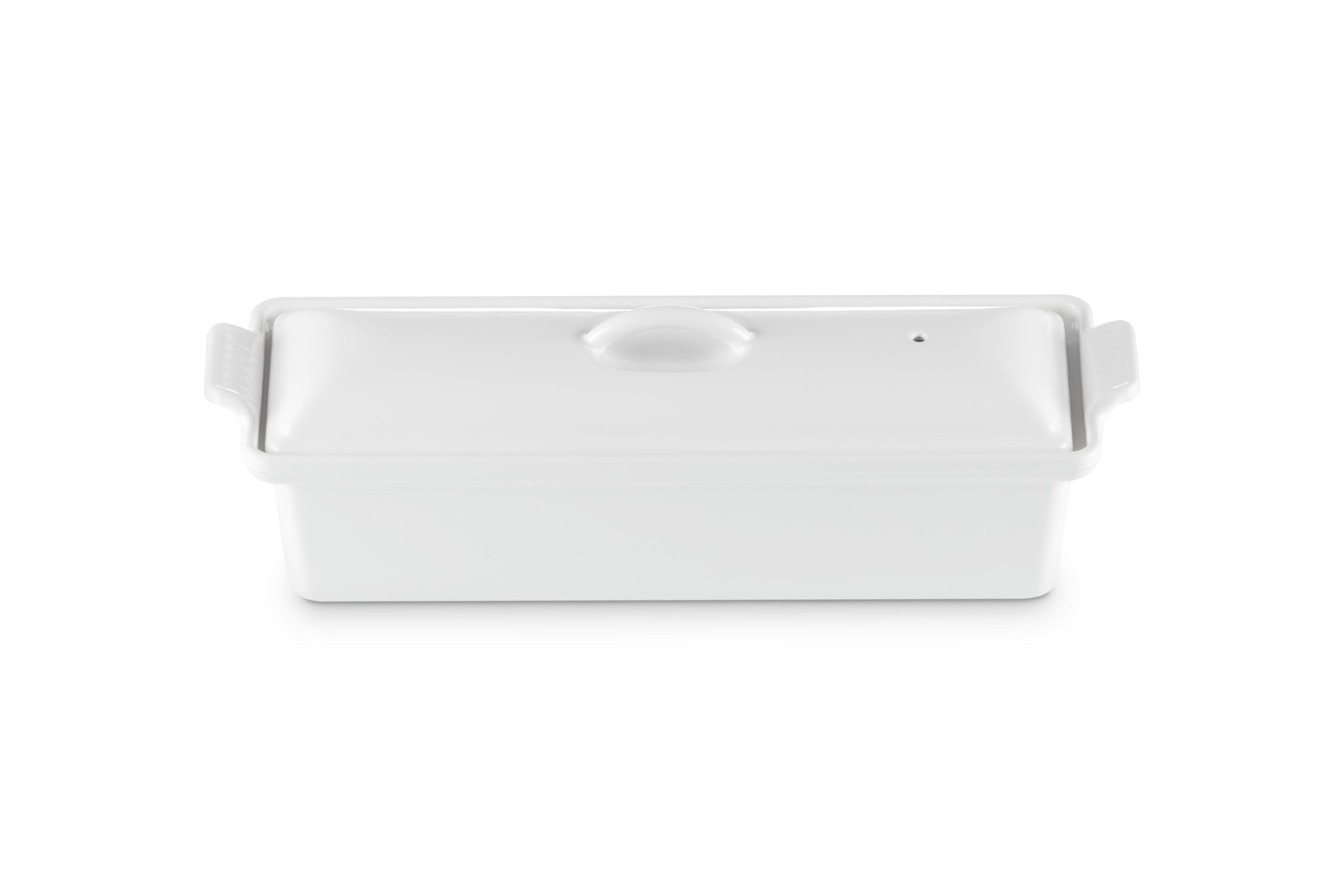 Le Creuset Enameled Cast Iron Traditional Rectangular Terrine, 2 qt., White