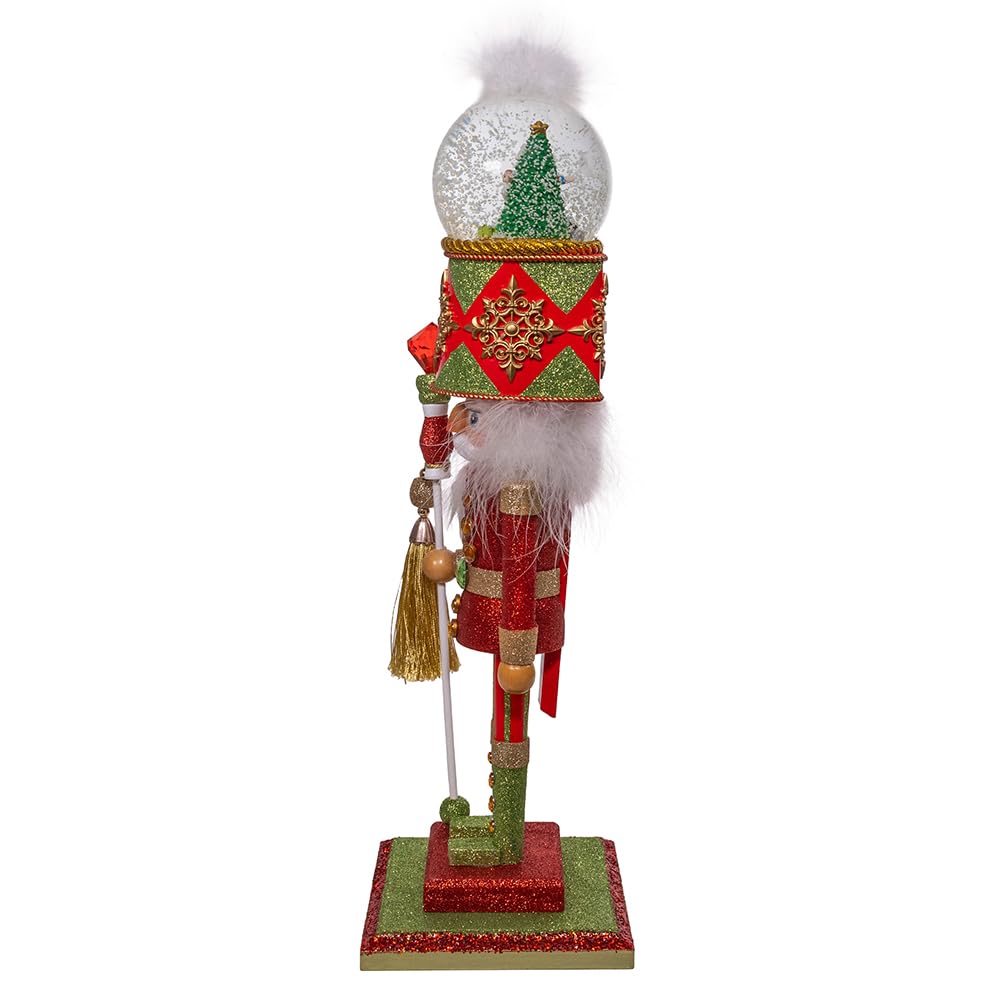 Kurt Adler Hollywood Nutcracker Collection, Battery Operated Dance of The Sugar Plum Fairy Musical Water Globe Hat, 20in