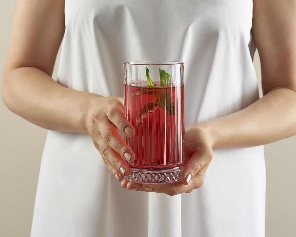 Pasabahce Set Of 4 Elysia Long Drink Glasses Cl 44.5, 1