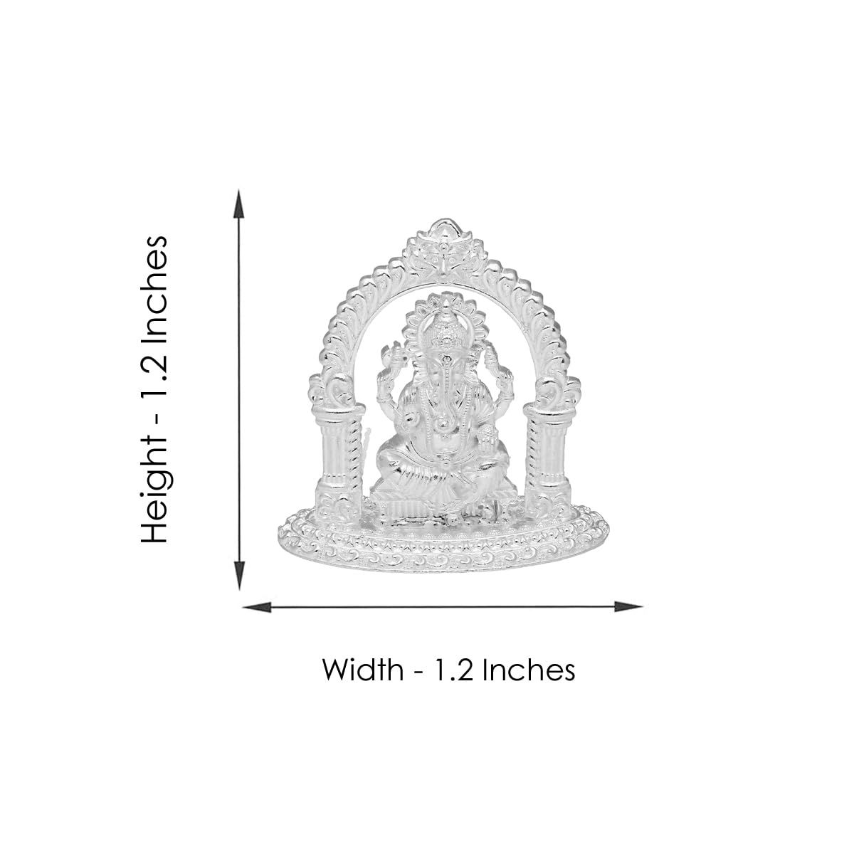 Sri Jagdamba Pearls Dealer Ganesh Idol For Puja