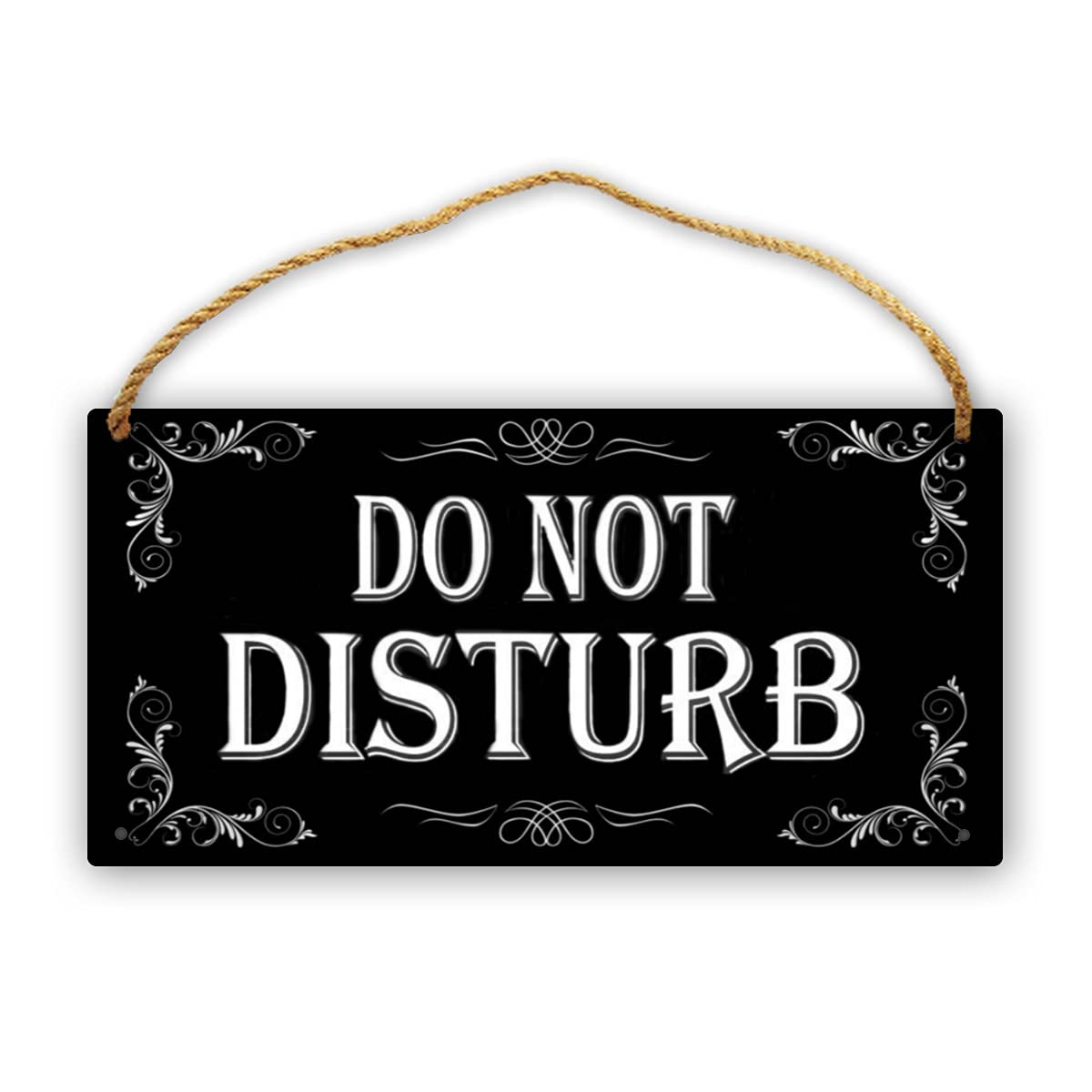 Do Not Disturb Door Sign Wall Art Hanging Front Door Decor Sign Home Office Living Room 6x12