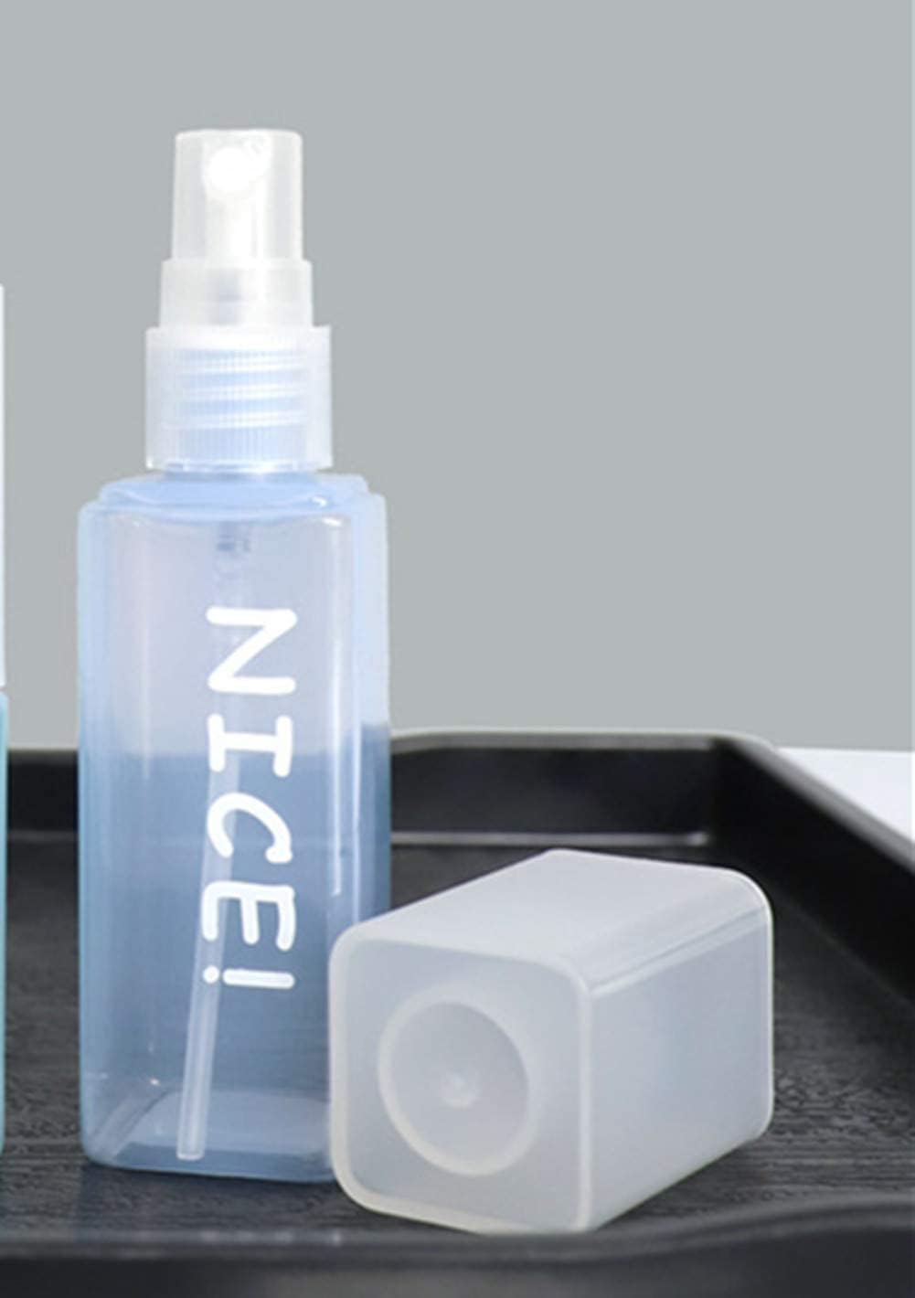 Sinide Spray Bottles 50 Ml, 1.7 Oz Empty Fine Mist Plastic Mini Travel Bottle Set, Tsa Approved Refillable Containers Portable M