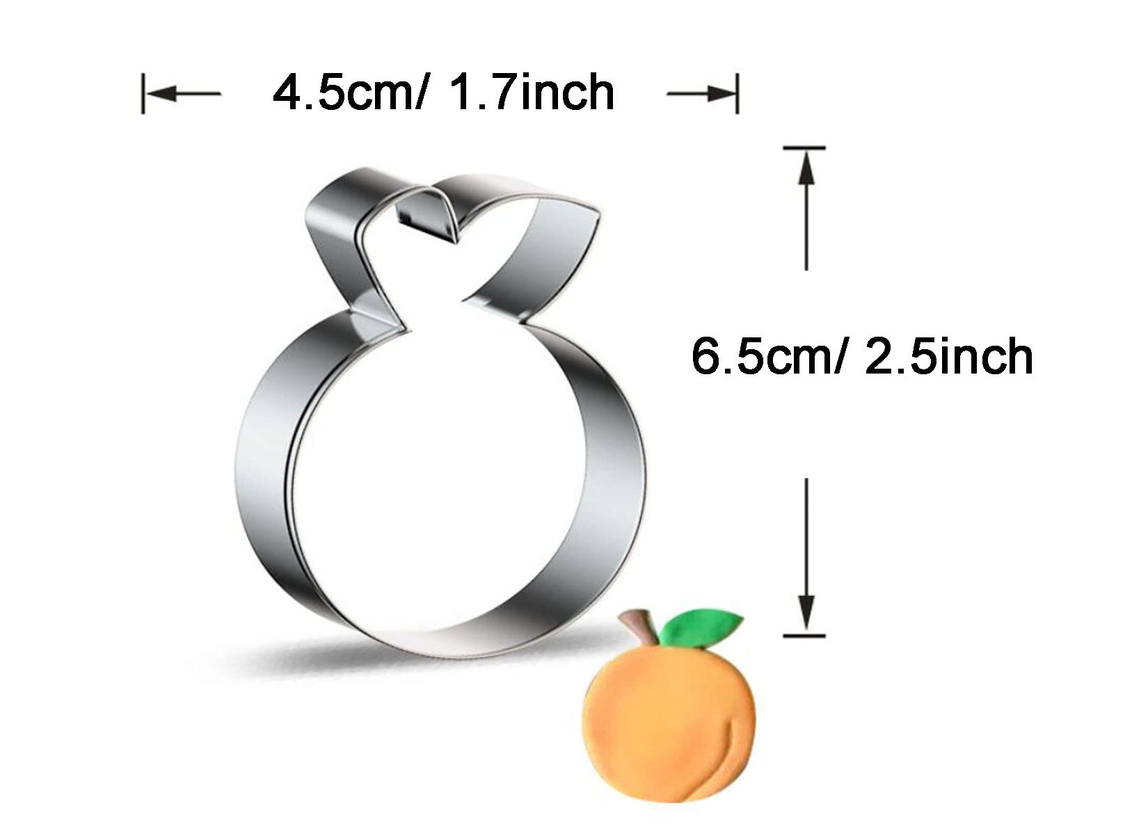 Wjsyshop Orange Shape Cookie Cutter