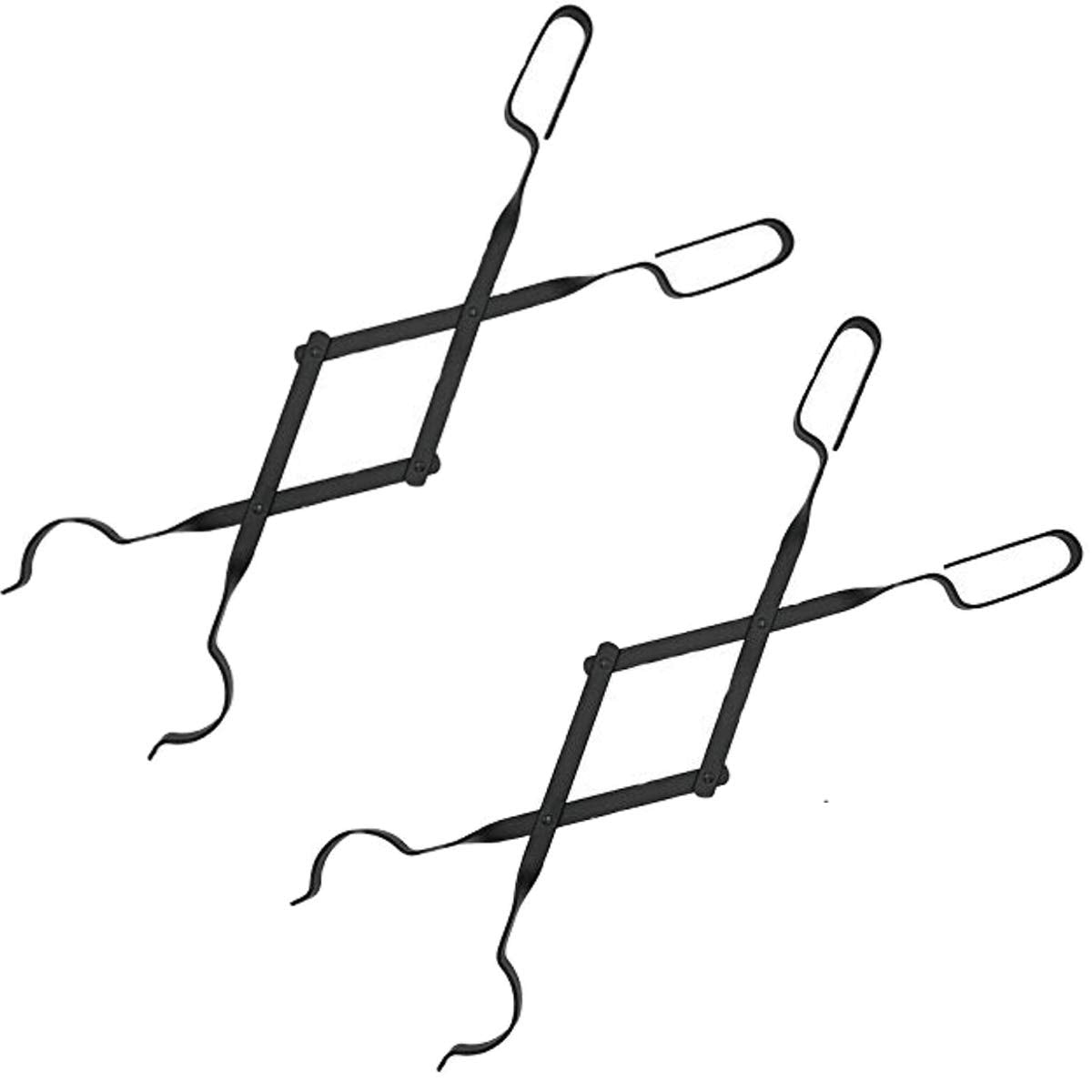 Rocky Mountain Goods Firewood Tongs - Reinforced Wrought Iron For Extra Strength - 26    - Log Grabber For Up 12    Thick Logs -