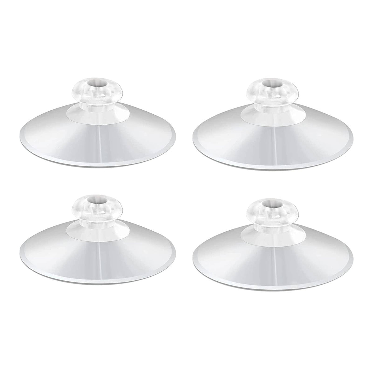 Shower Caddy Connectors Suction Cups For Bathroom, 2 Inch Pvc Plastic Heavy Strength Large Clear Sucker Without Hooks, Replaceme