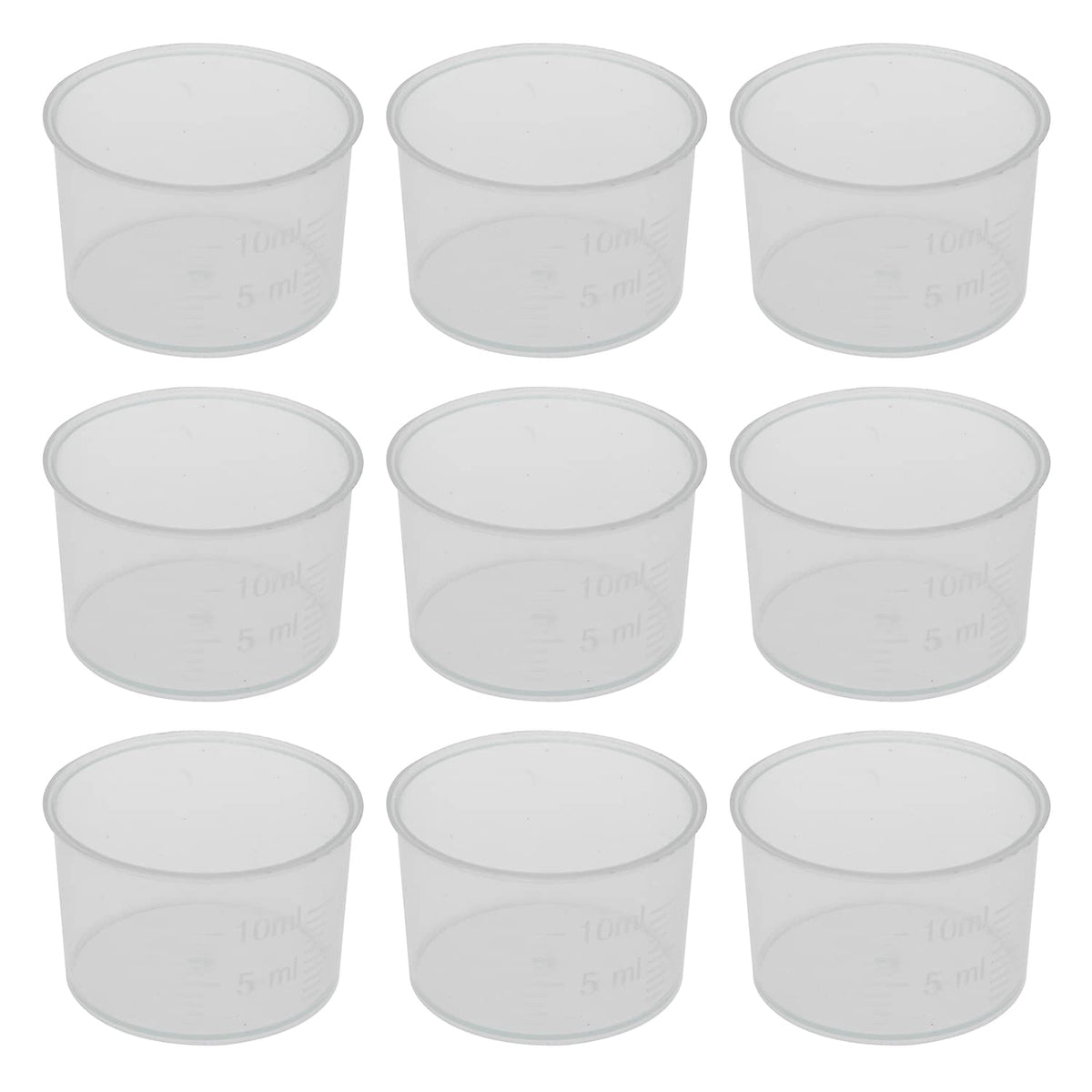 Meetoot 50Pcs Disposable Measuring Cup 10Ml Laboratory Test Cups With ...