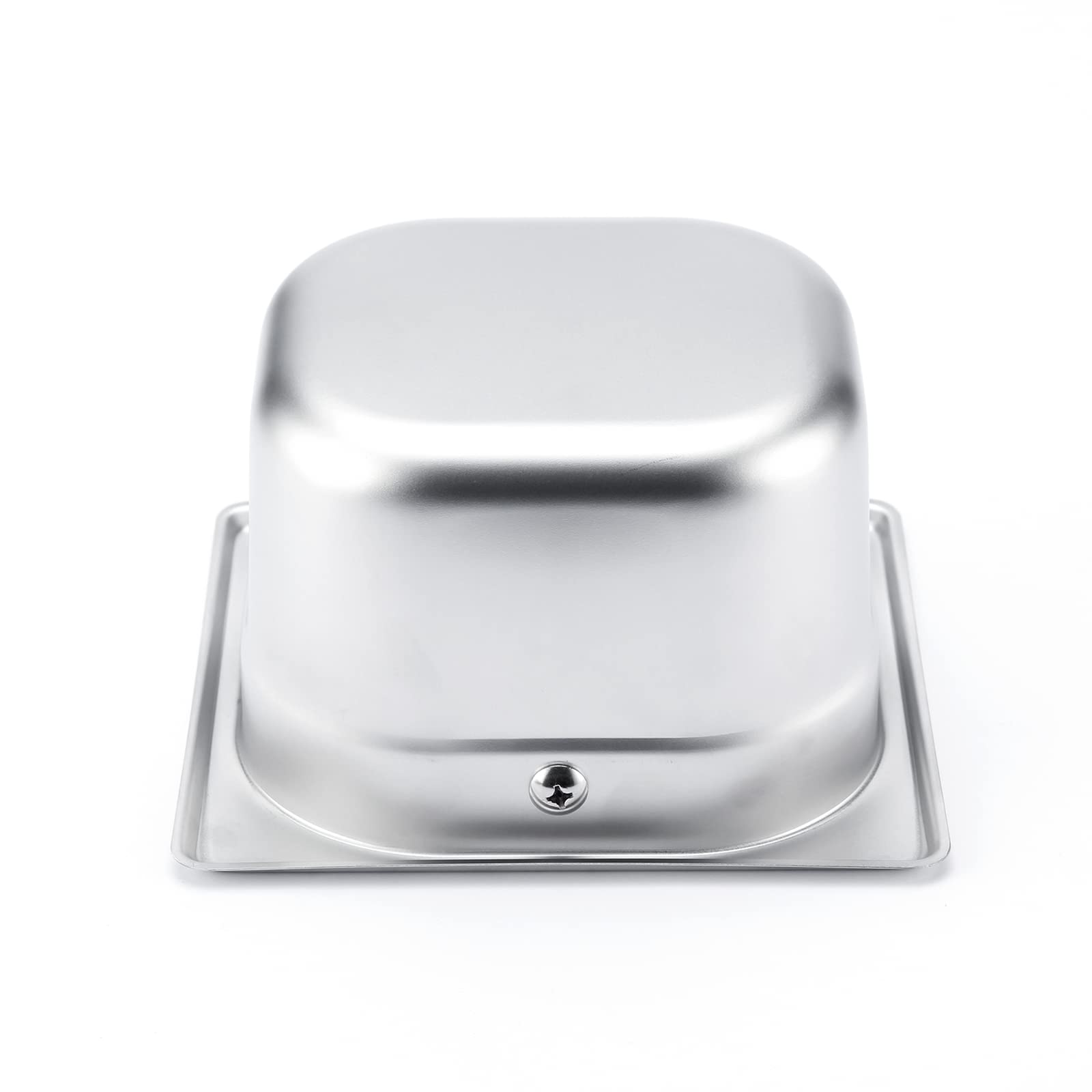 Coffee Knock Box,Espresso Dump Bin,Coffee Bin,Stainless Steel Espresso Knock Box Built-In Container For Coffee Ground 6.3 X 6.89