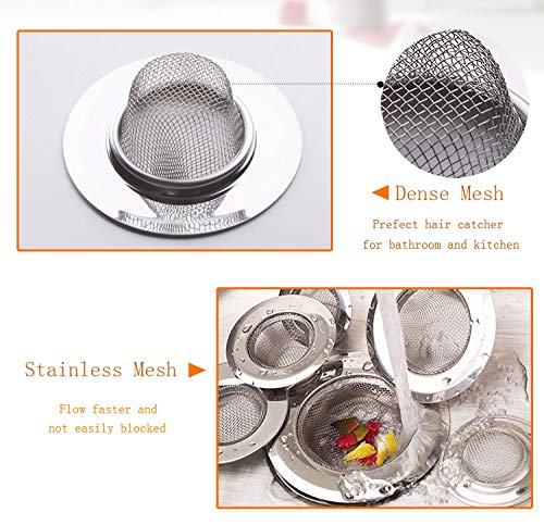 2 Pack - 213 Top 1 Basket- Sink Strainer Bathroom Sink, Utility, Slop, Laundry, Rv And Lavatory Sink Drain Strainer Hair Catcher