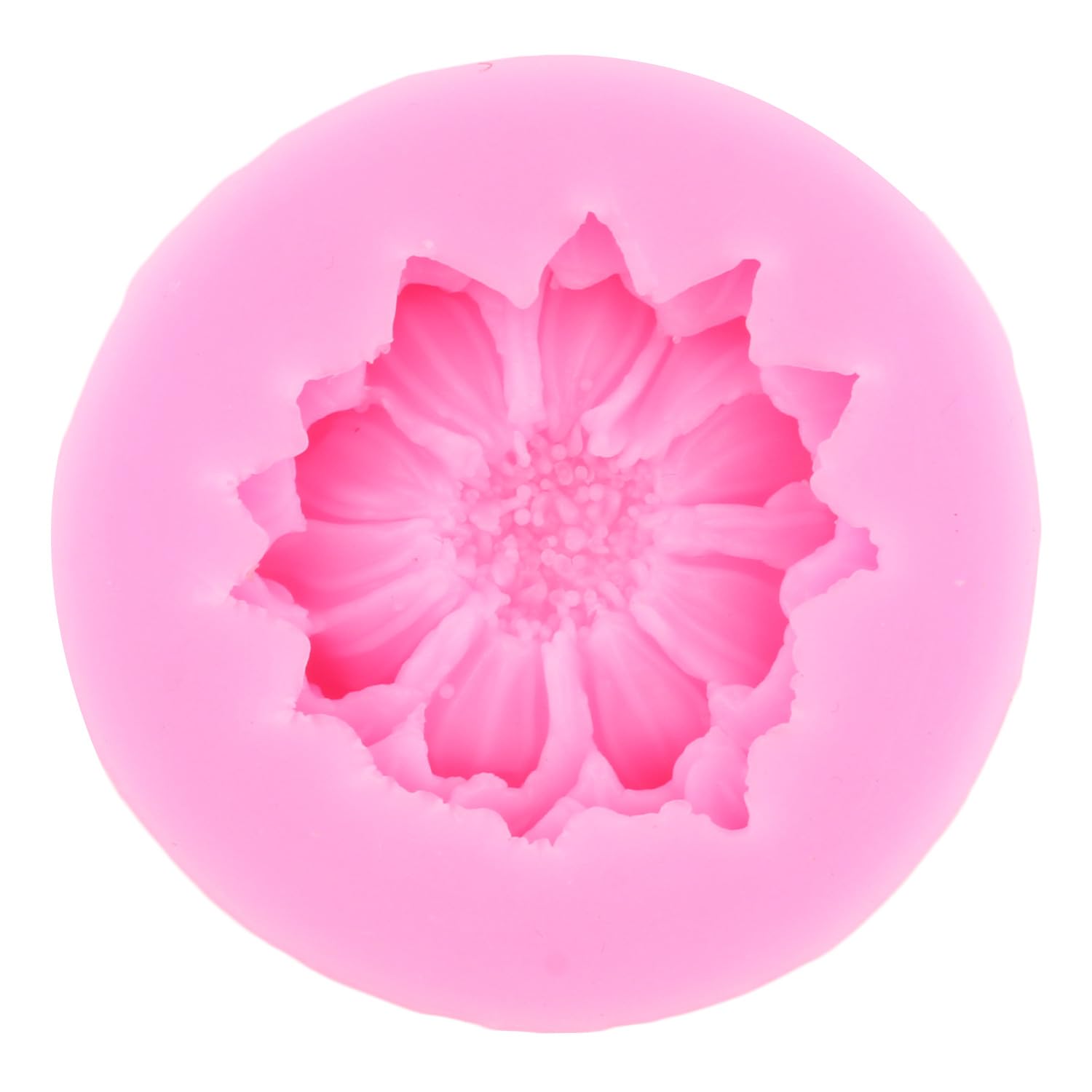 Rfghac Chrysanthemum Flower Silicone Molds Daisy Flower Fondant Mold Sunflower Candy Mold For Cake Decorating Candy Chocolate Gu