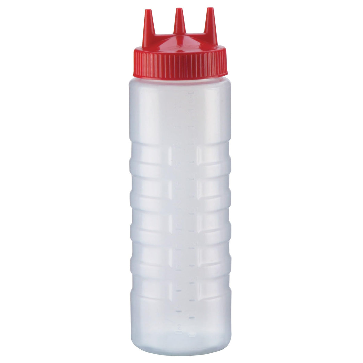 Vollrath Traex 3324-1302 Red 24 Ounce Tri Tip Squeeze Dispenser