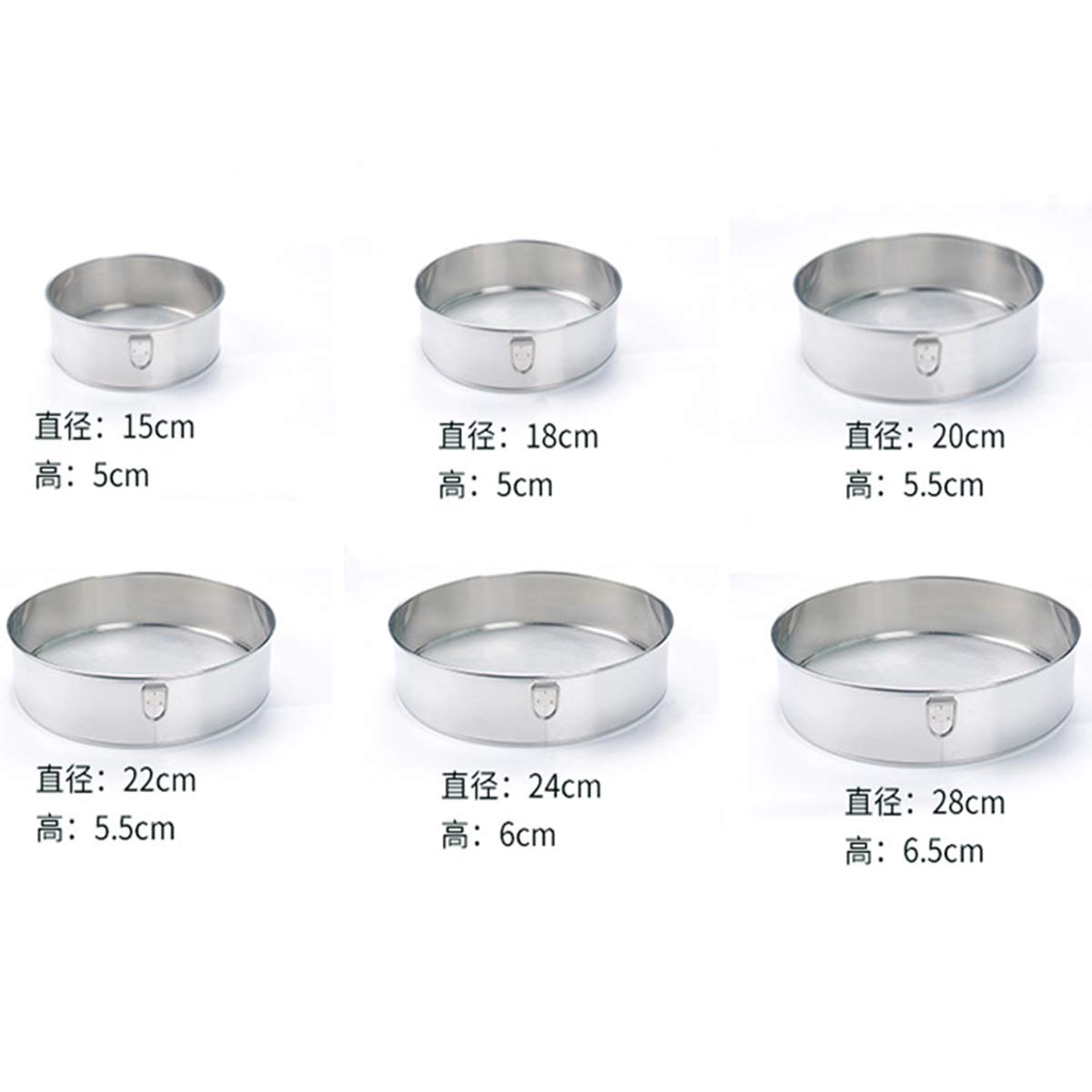 Flour Sifter, Flour Sifter For Baking, Fine Mesh Sifter, Flour Sieve Fine Mesh, 60 Mesh Sieve 304 Stainless Steel Round Sifter F