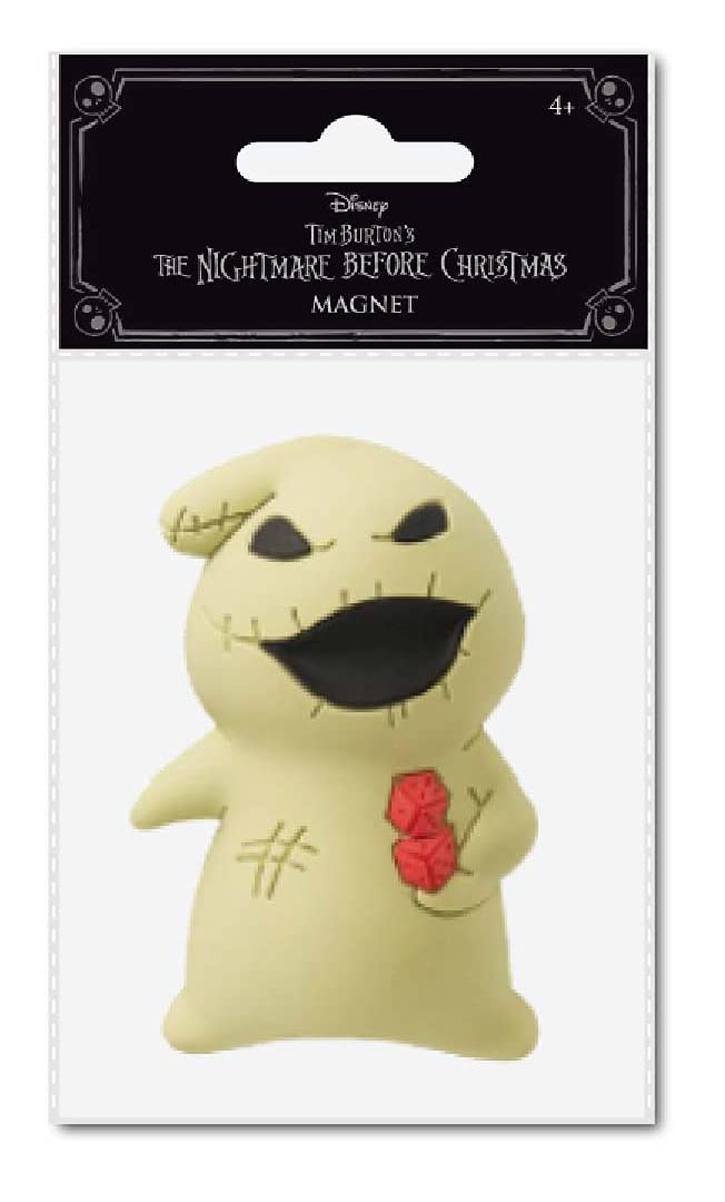 Nightmare Before Christmas Oogie Boogie 3D Foam Magnet, Multi Color