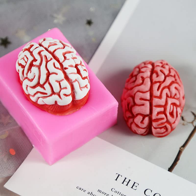 Liuxingran Heart Brain Silicone Mold Resin Kitchen Baking Tool Diy Pastry Cake Fondant Moulds Dessert Chocolate Lace Decoration