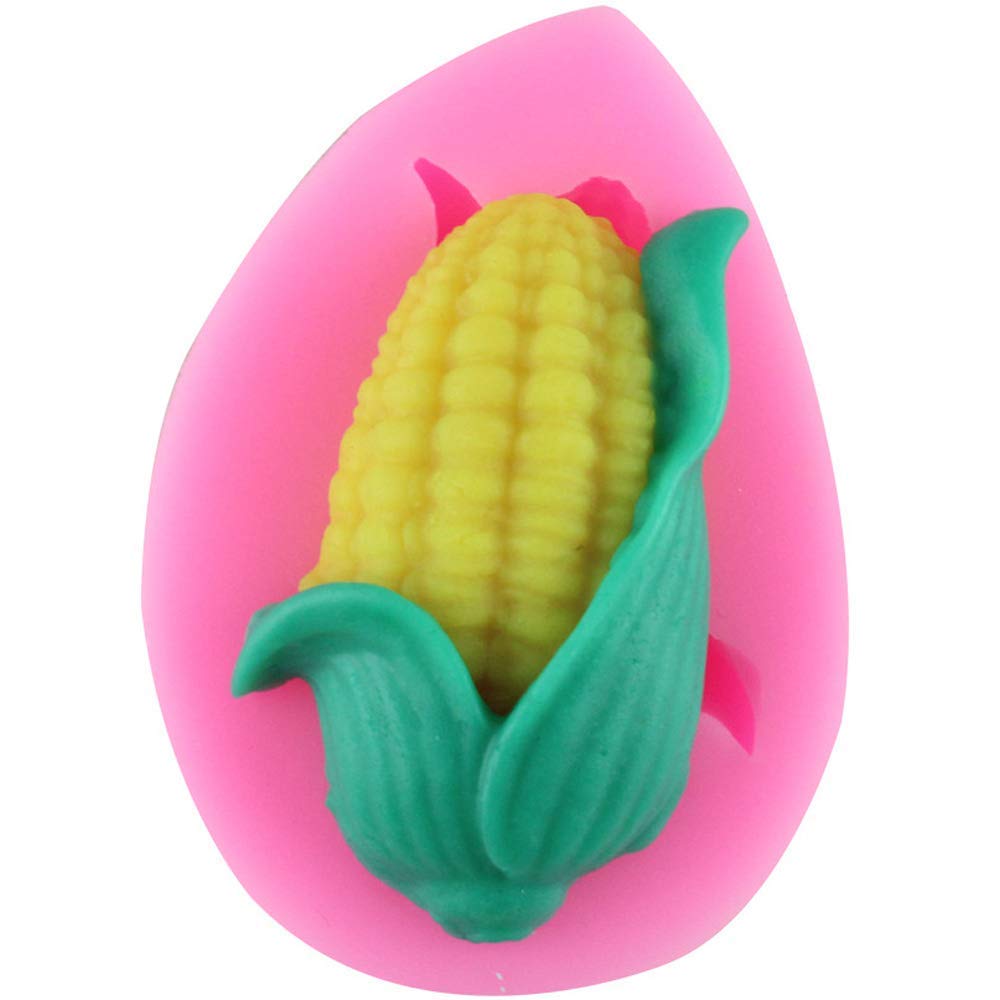 Corn Silicone Fondant Mold Chocolate Candy Mold Cupcake Cake Topper Decorating Tools Polymer Clay Crafting Epoxy Resin Jewelry M