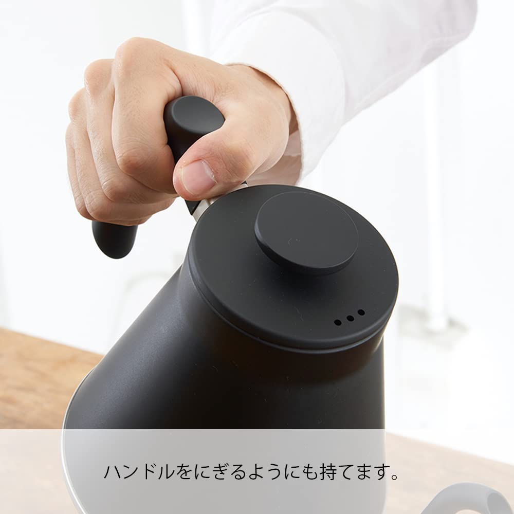 Hario V60 ''Fit'' Gooseneck Drip Kettle, 1200Ml, Matte Black