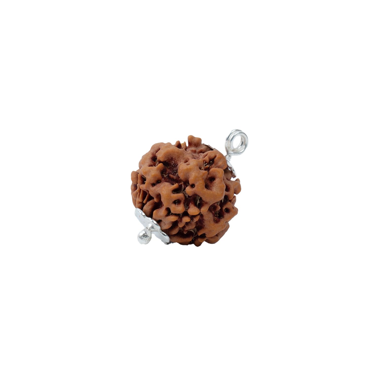 Astrotalk Nepal Origin Nirakar Rudraksha (0 Mukhi) with Silver Capping | Rare Zero Mukhi Bead | Represents Formless Lord Shiva | Sacred Rudraksha Bead for Women & Men