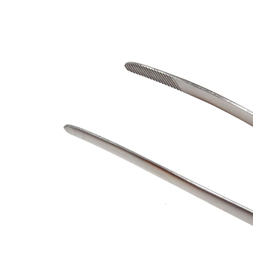 Todai 9.4-Inch Stainless Steel Non-Slip Yakiniku Bbq Tongs (Silver)