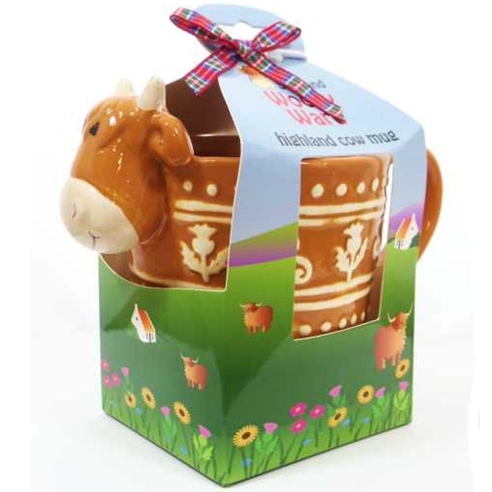 Highland Cow Woolly Ware Celtic Mug