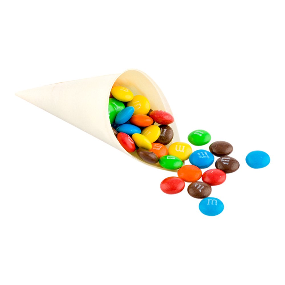 Restaurantware 3-In Pinewood Serving And Tasting Cone: Perfect For Appetizers And Finger Foods At Home Parties Or Catering Event