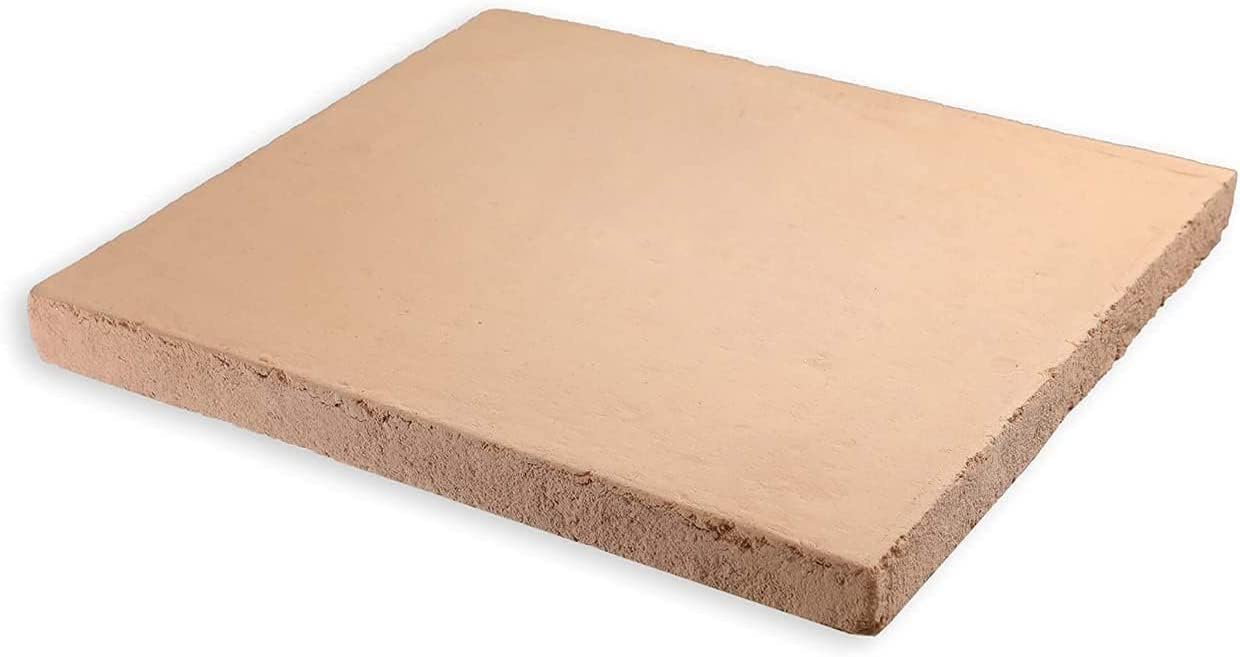 Megashopitalia Refractory Stone Casapulla Biscuit for Pizza Oven Saputo Made in Italy (L33.5xD33.5xH2cm)