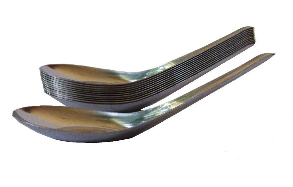 Zebra Spoon Pack Of 12 Zebra Thai Chinese Asian Stainless Steel Rice Soup Spoons High Quality