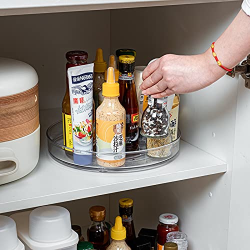 Lazy Susan Rotating Kitchen Turntable Food Storage Spinning Organizer Container For Countertop, Cabinet, Pantry, Fridge, Cupboar