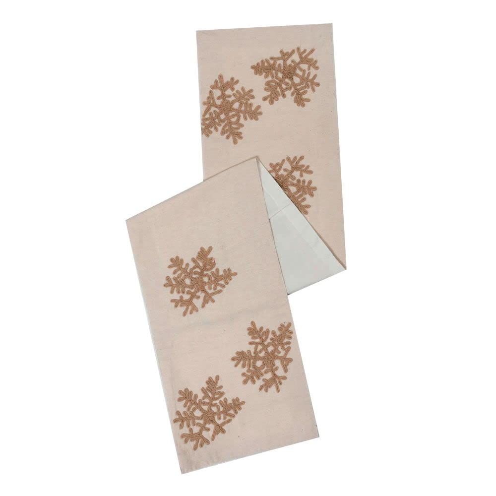 Vickerman 12'' x 60'' Falling Flakes Table Runner - QTX17403