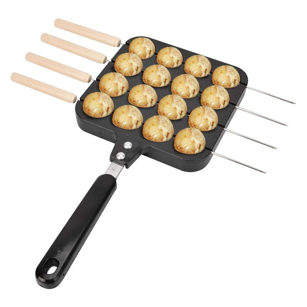 Fdit Non-Stick Takoyaki Grill Pan Plate Cooking Baking Tray
