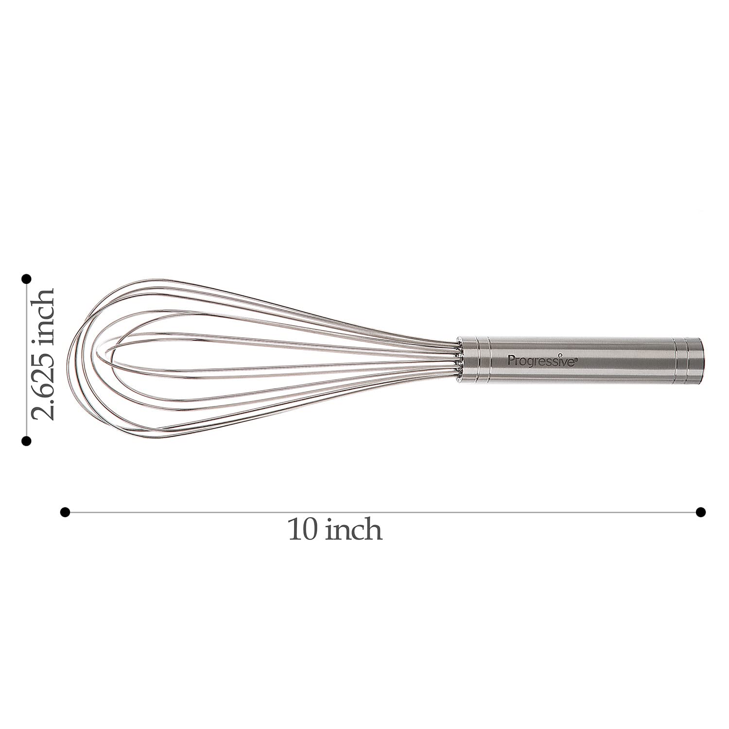 Prepworks By Progressive 10'' Balloon Whisk, Handheld Steel Wire Whisk Perfect For Blending, Whisking, Beating And Stirring, Bpa