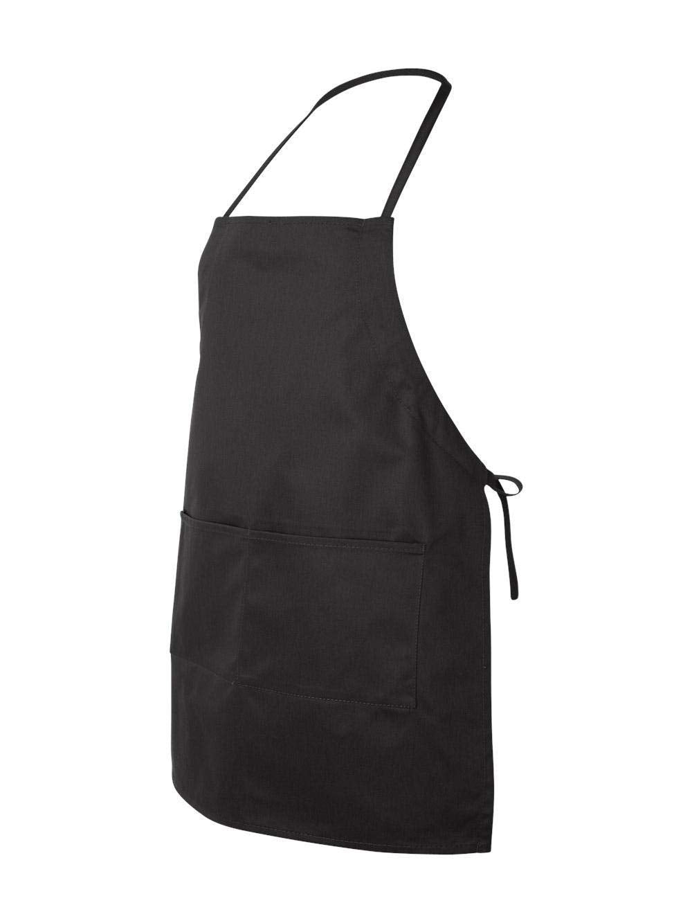 Liberty Bags Two-Pocket Butcher Apron - Black  One Size