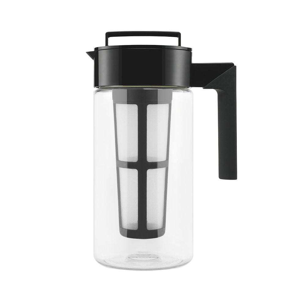 Takeya Premium Quality Iced Tea Maker With Patented Flash Chill Technology Made In The Usa, Bpa Free, 1 Quart, Black