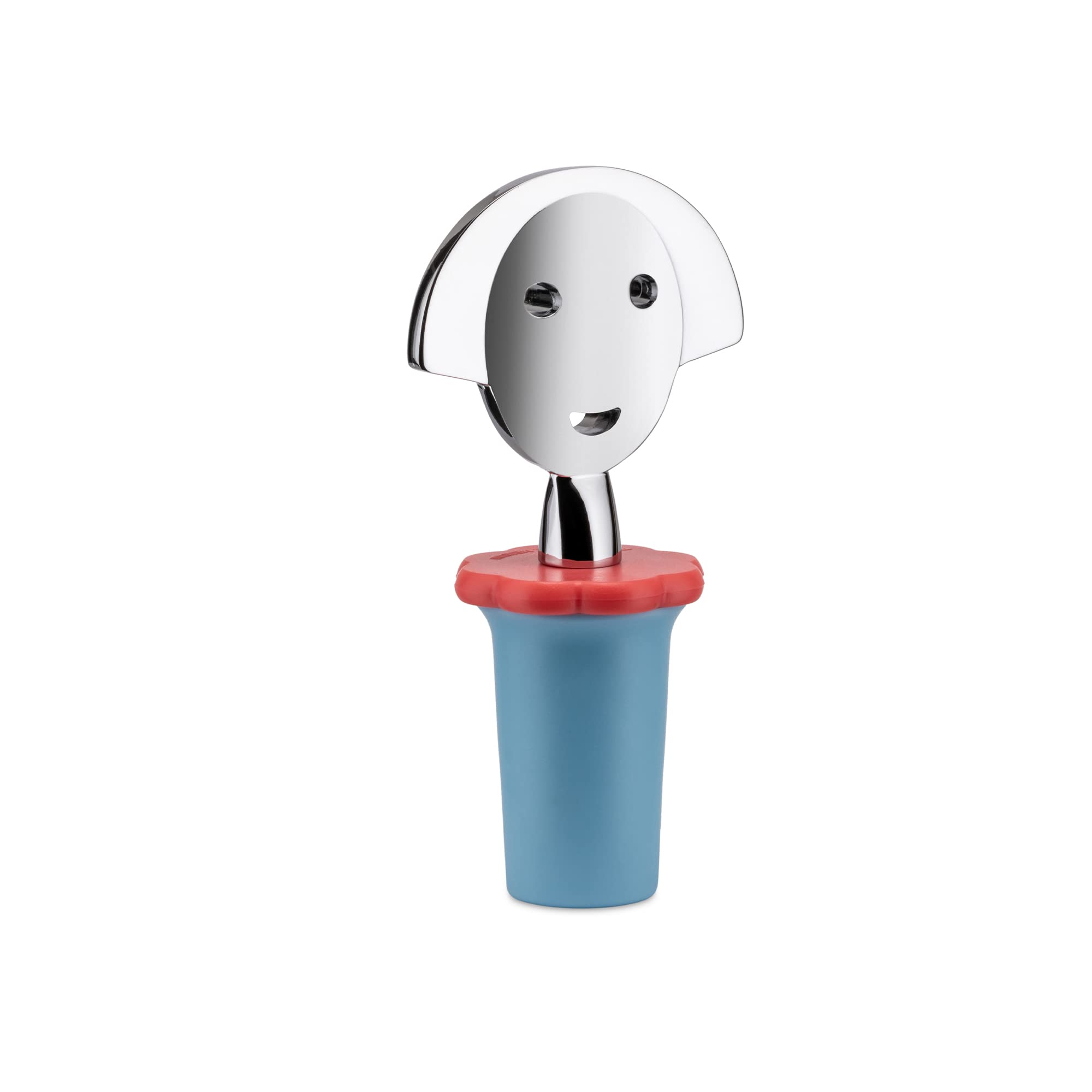 Alessi Anna Stop Bottle Stopper, One Size, Light Blue