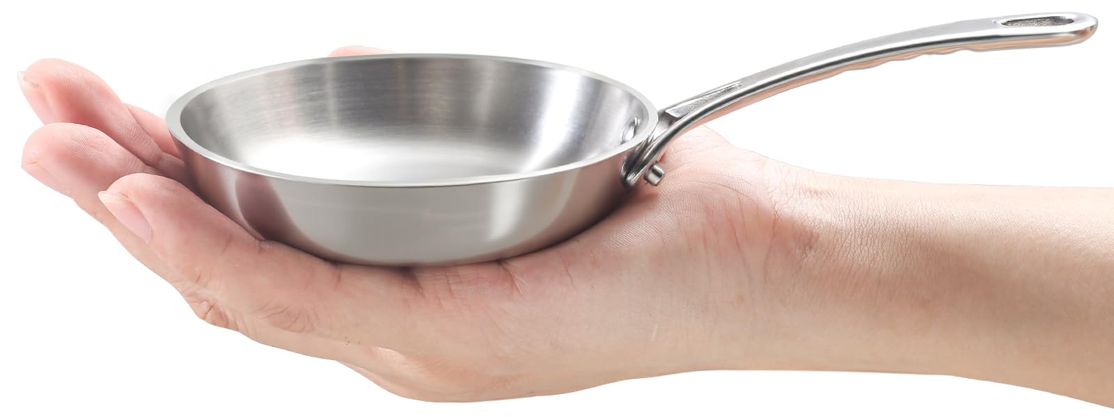 Macevia 0.12Qt Mini Sauce Pan, 18/10 Stainless Steel Butter Warmer, Small Pot With Handle, Ideal For Kitchen, Restaurant, Campin