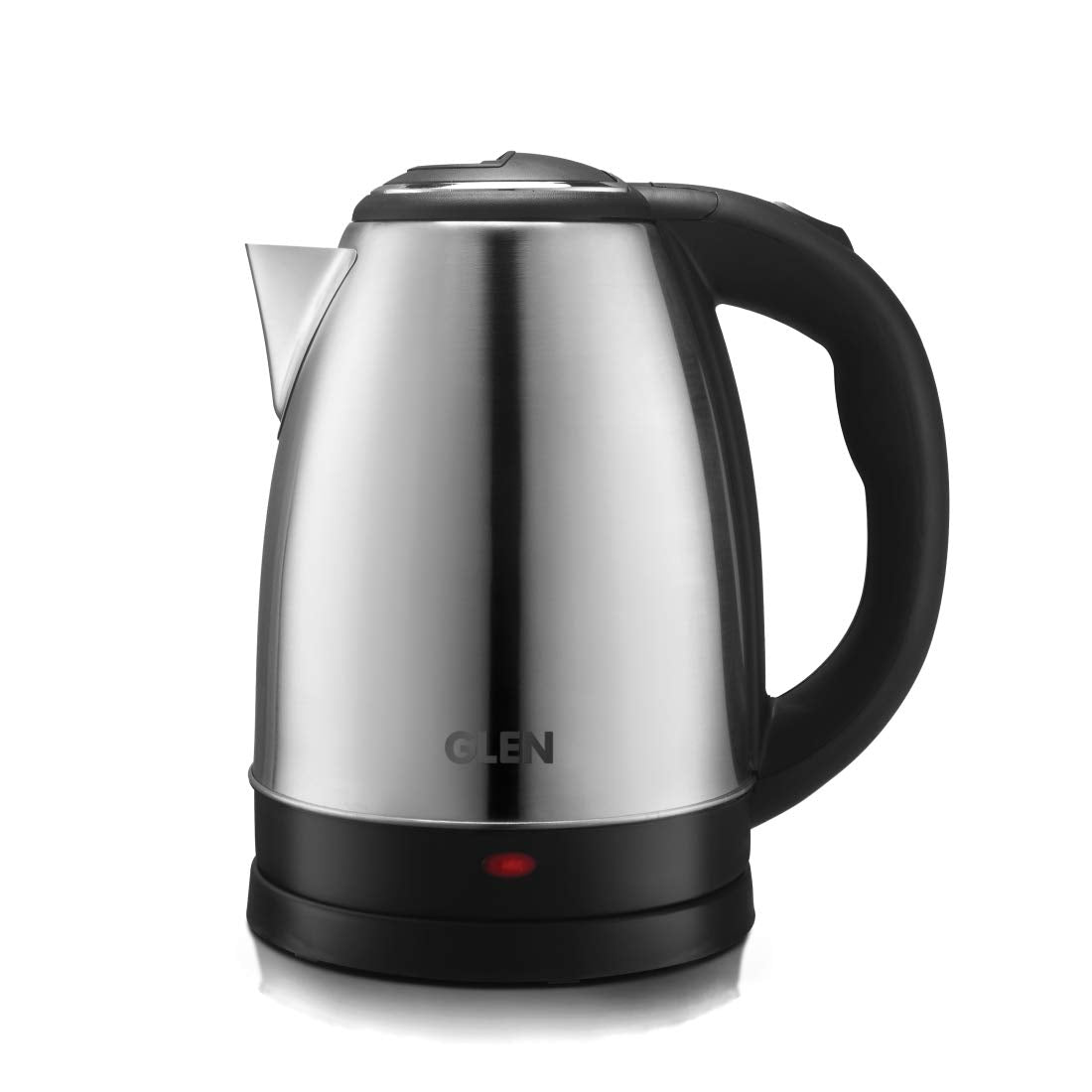 Glen 1350 Watt Electric Kettle Stainless Steel With 360 Rotational Base 1.8 L, Silver (9002) | 2 Year Warranty