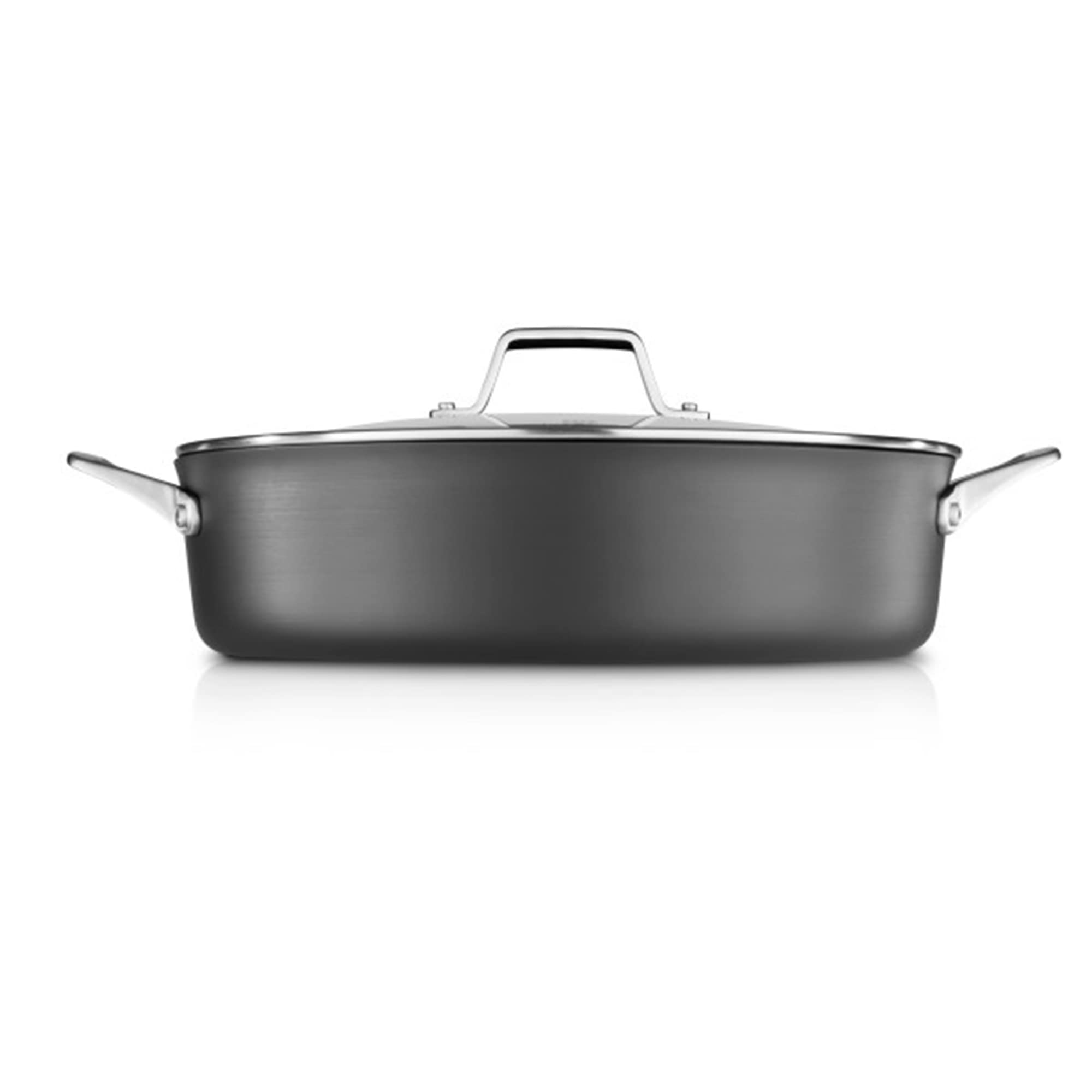 Calphalon Premier 7 Quart Sauteuse Pan With Lid, Hard-Anodized Nonstick Cookware With Mineralshield Technology, Dishwasher & Ove