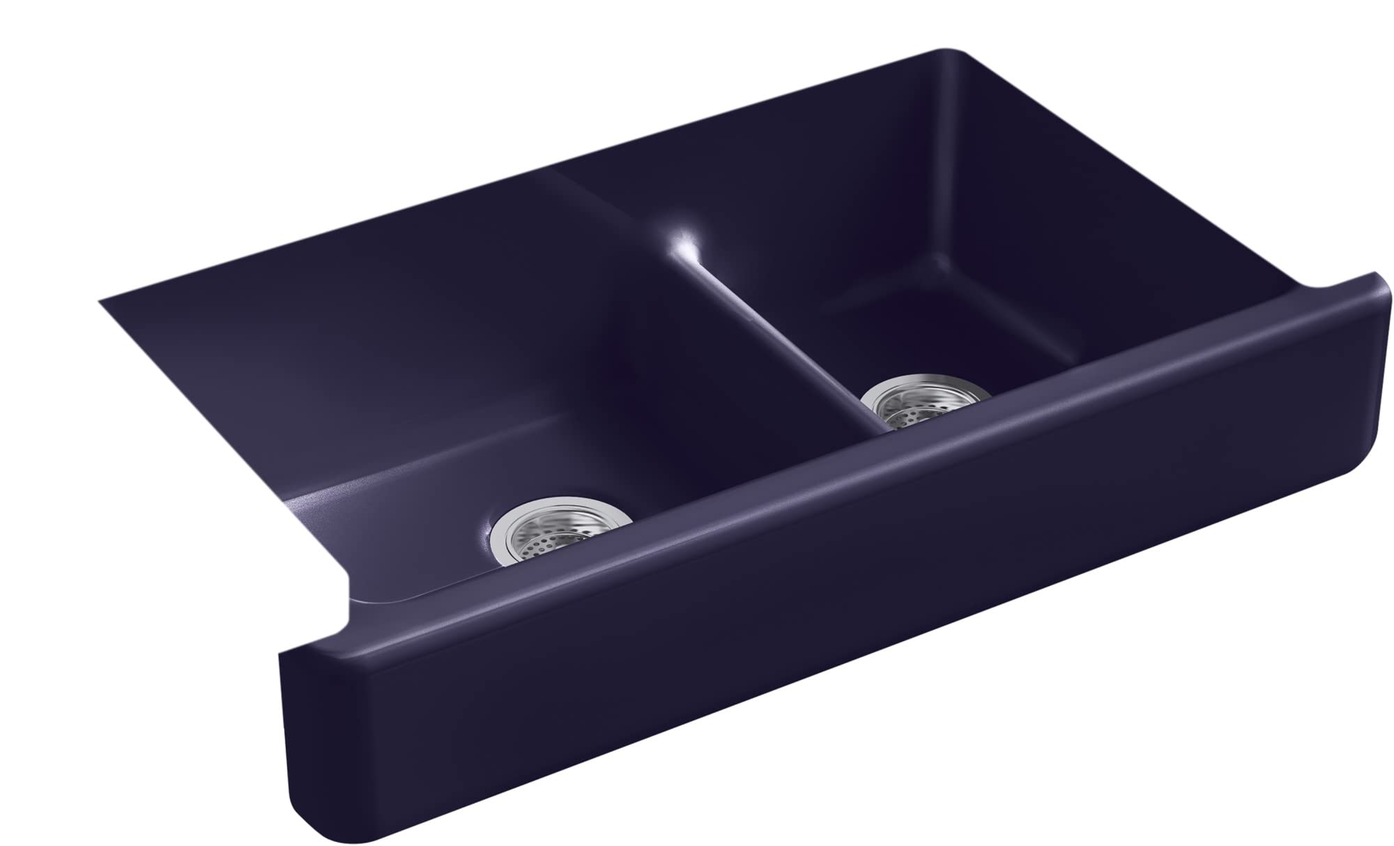 Kohler K-6426-Dgb Whitehaven Kitchen Sink, 36 Inch, Indigo Blue