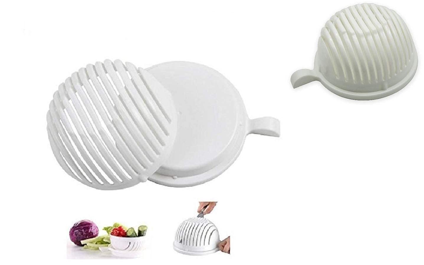 Vegetable Chopper, Chop Fresh Vegetables And Fruits In Seconds Bpa Free Salad Shooter, Cutter For Lettuce Or Salad -