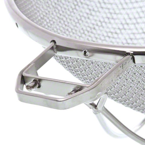 Update International 10-1/4'' Fine Reinforced Double Mesh S/S Strainer