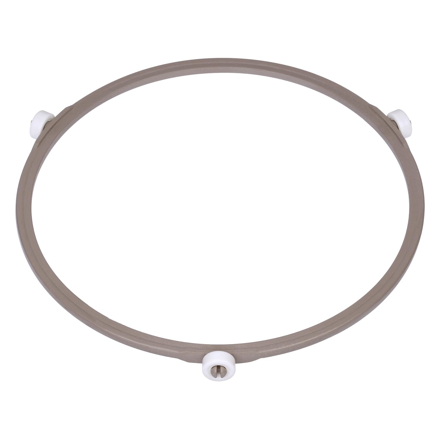Jolaxy 7.4'' Microwave Turntable Ring with 14 mm Rollers  Microwave Oven Tray Support  Glass Plate Rotating Roller Ring  Ring Outer Diameter 7.4 inches (18.8 cm)  Roller Height 14 mm