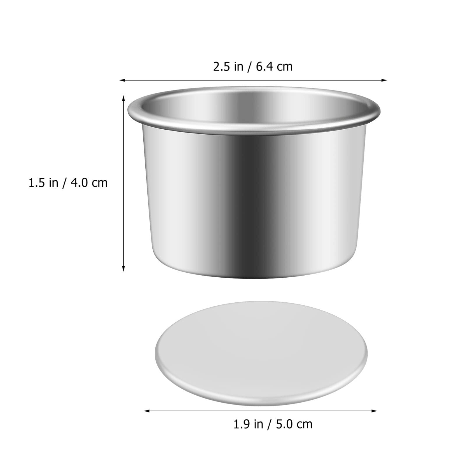 Upkoch Cheesecake Pans 12 Pcs Round Cake Pans With Removable Bottom Non-Stick Cheesecake Pan Aluminum Cake Mold Baking Pan Small