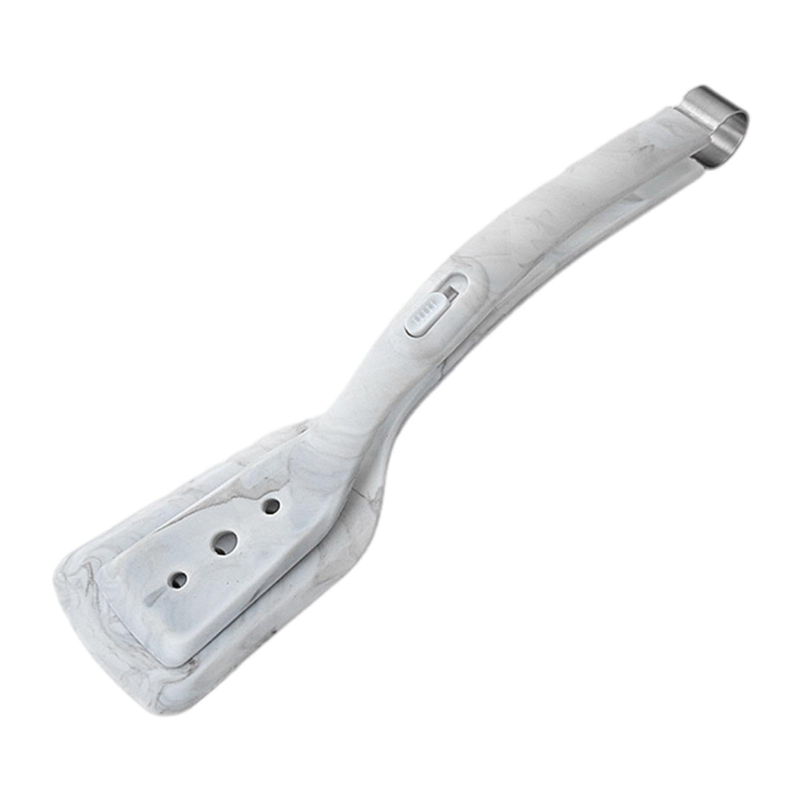 Ujeavette Kitchen Cooking Tongs Multipurpose Grilled Steak Food Tongs For Turning Frying Light Gray