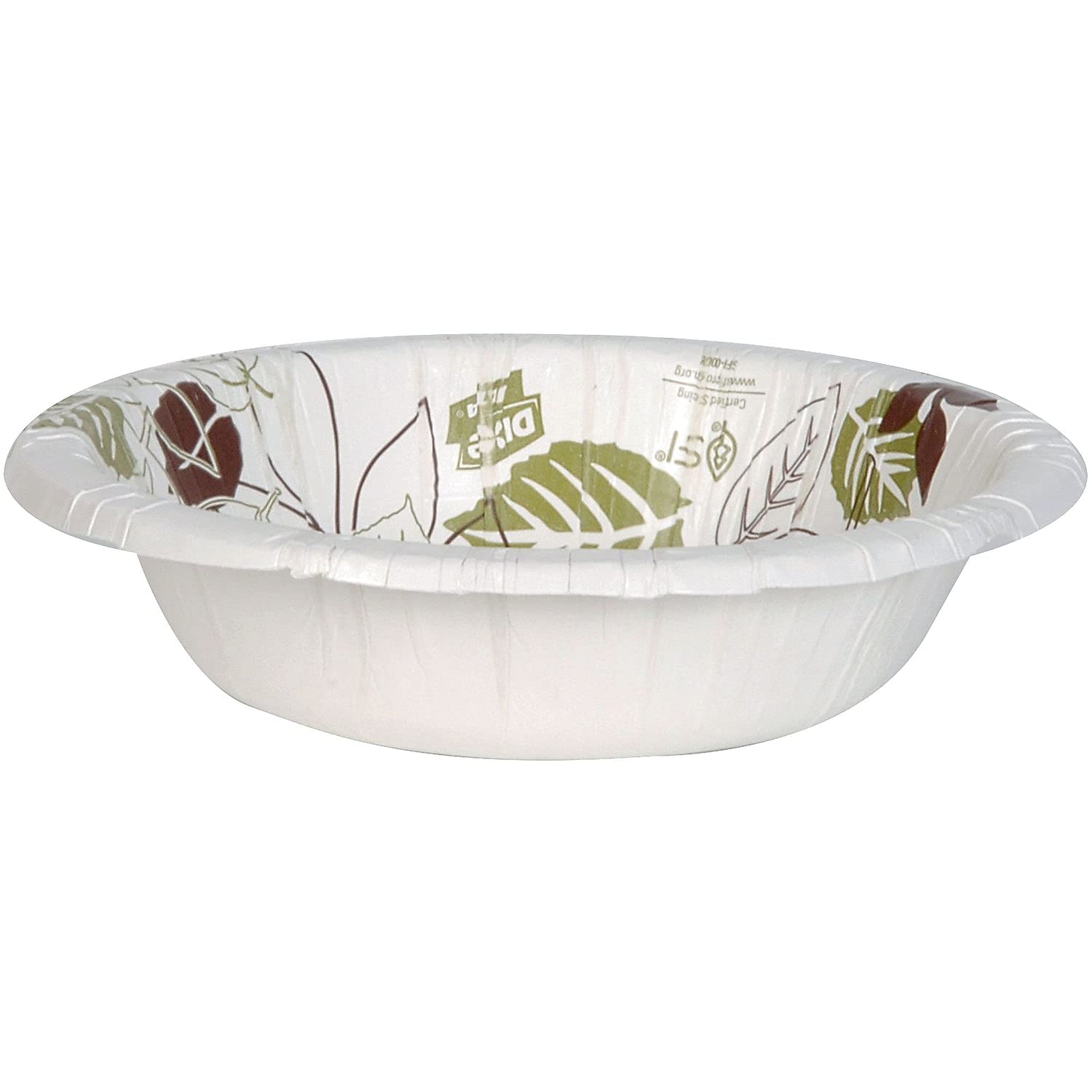 Dixie Ultra Sxb12Wspk Bowls, Heavy Weight, 12Oz., 125/Pk, Pathways/White
