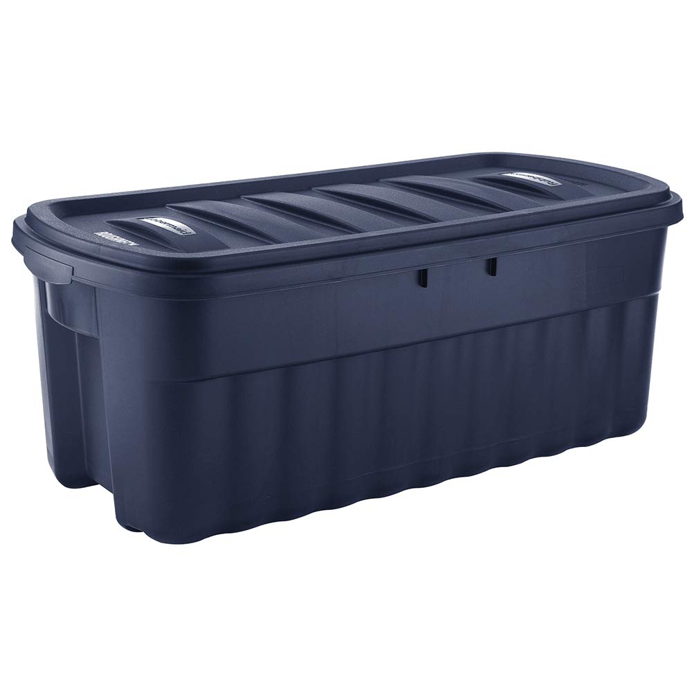 Rubbermaid 50 Gallon Roughneck? Storage Tote Durable, Reusable, Plastic Storage Bin