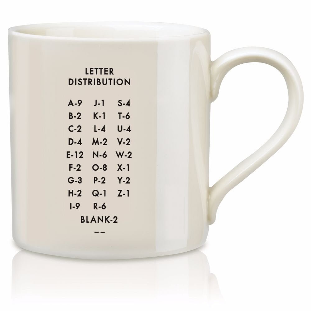 SCRABBLE Vintage Ceramic Letter ''Y'' Tile Coffee Mug