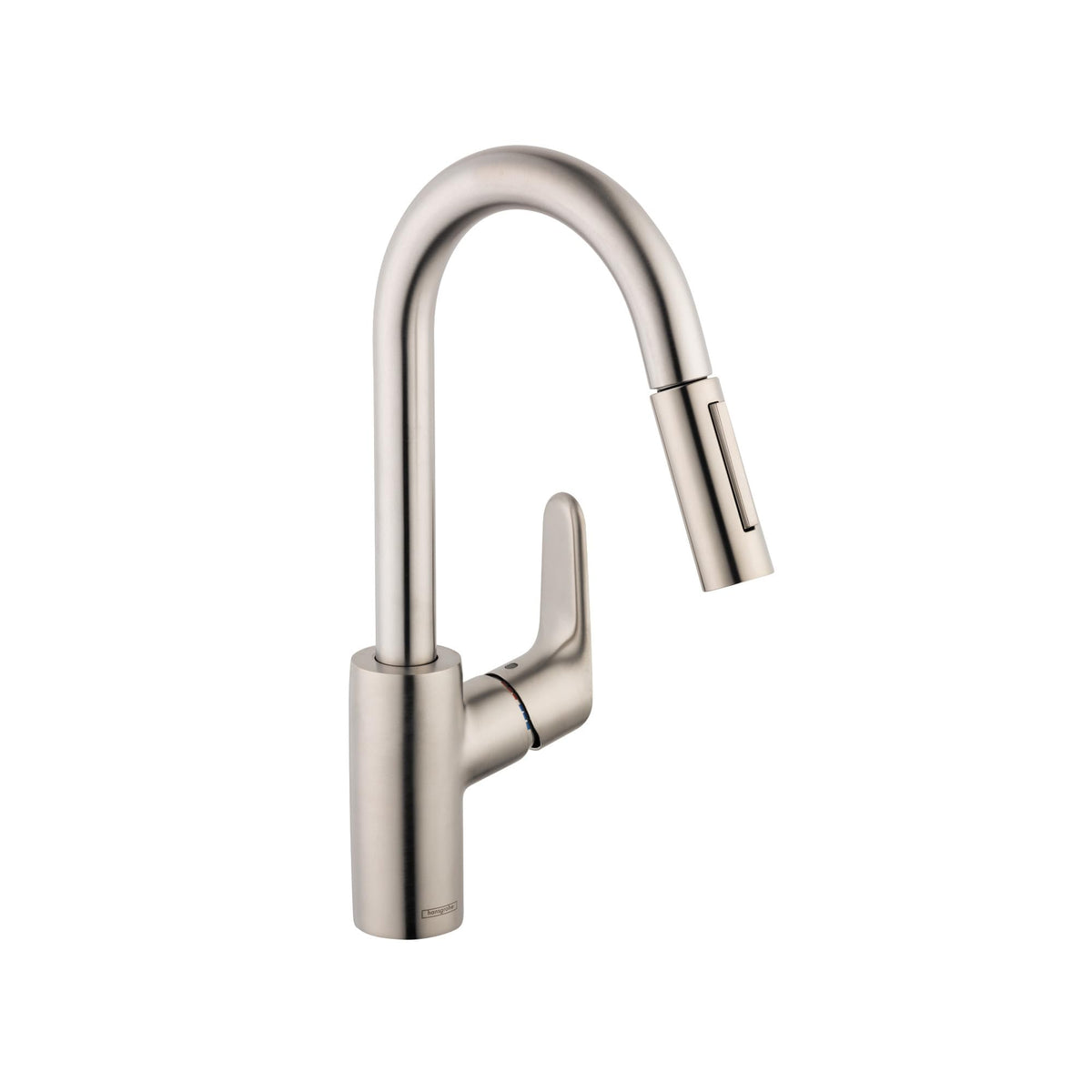 Hansgrohe Focus Stainless Steel Bar Kitchen Faucet, Kitchen Faucets With Pull Down Sprayer, Faucet For Kitchen Sink, Magnetic Do