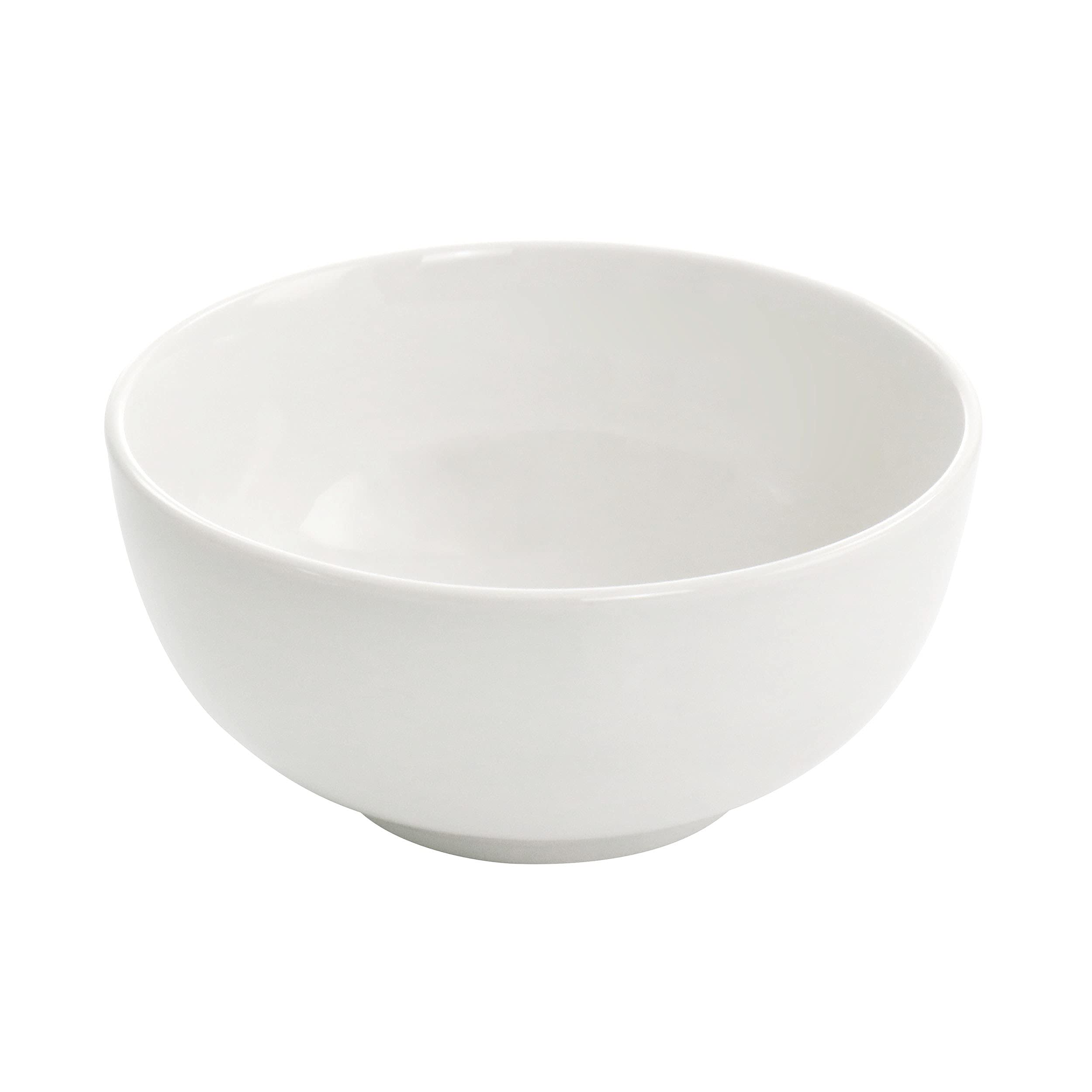 Elama White Porcelain Dish Dinnerware Set, 16 Piece, Camellia