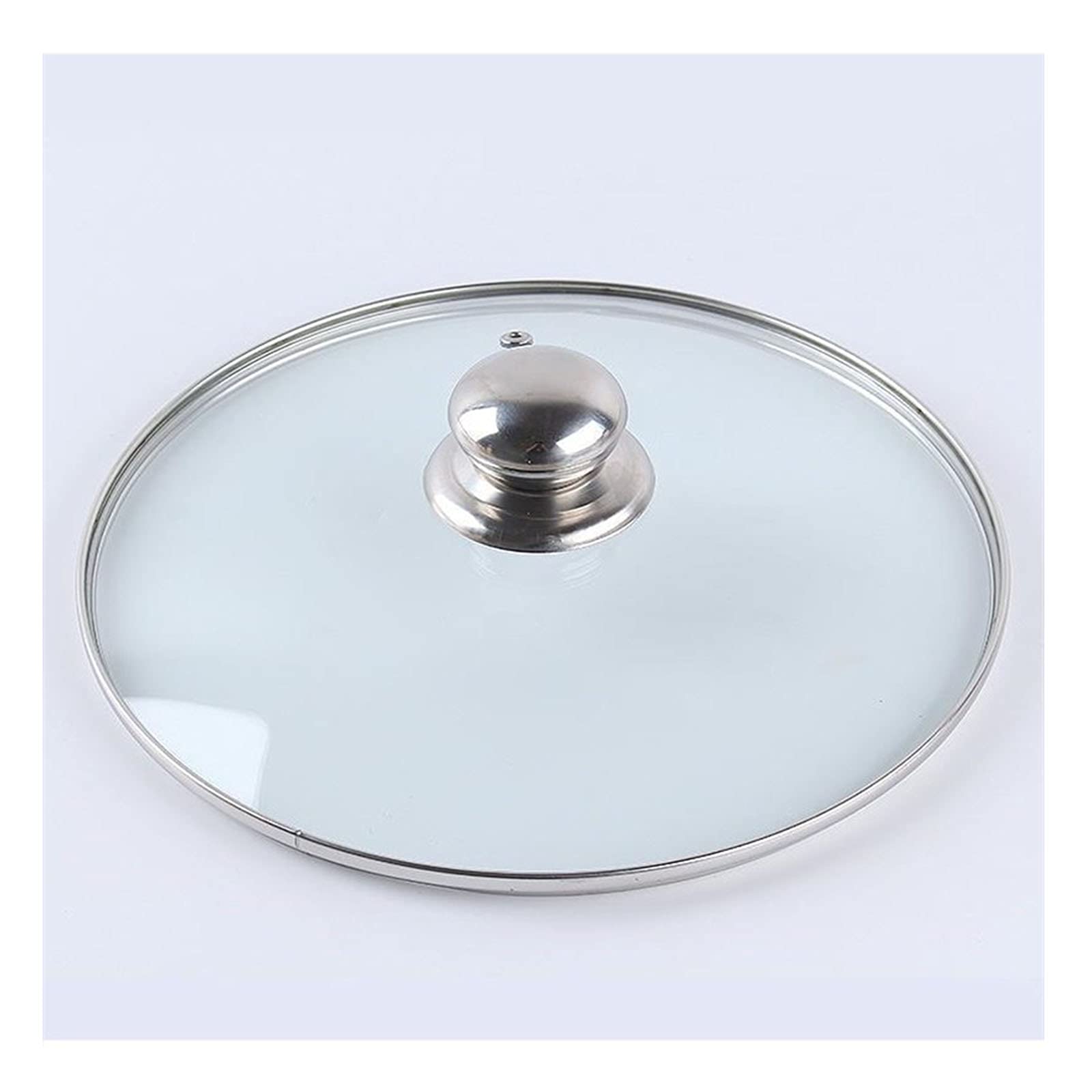 E-Outstanding Pot Cover Knob Handle 2Pcs 2.1 Inch Universal Stainless Steel Replacement Cookware Pan Pot Lid Handle Circular Han